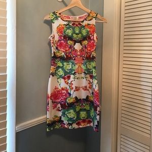 Fun tropical mini dress